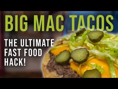 Easy Big Mac Tacos For Your Next Party!