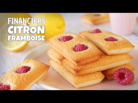 Financiers citron et framboise