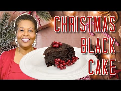 Black Cake (Caribbean Rum Fruit Cake)