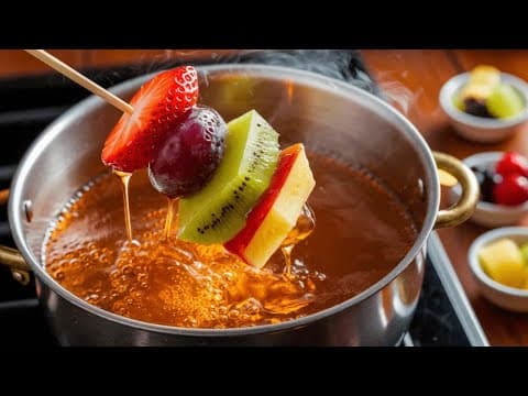 How to Make Tanghulu, Candied Fruit Skewers
