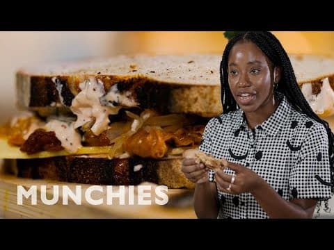 Vegan Reuben Sandwich with Marinated Bean Curd - Delicious American main course with medium difficulty. Perfect recipe converted from YouTube video to PDF format.