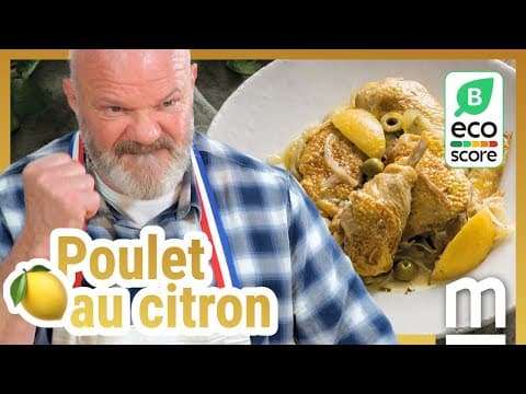 Poulet au citron et olives - Delicious Française main course with medium difficulty. Perfect recipe converted from YouTube video to PDF format.