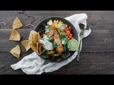 Blackened Fish Taco Bowls