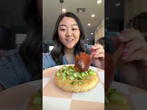 Waffle Maker Spicy Salmon Crispy Rice