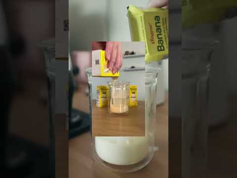 this is why the banana milk latte went viral. recipe by @withbrandonn