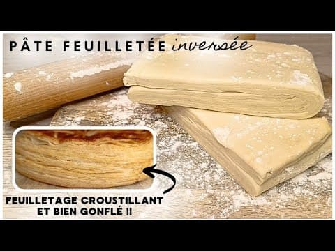 Inverted puff pastry - Delicious French dessert with medium difficulty. Perfect recipe converted from YouTube video to PDF format.