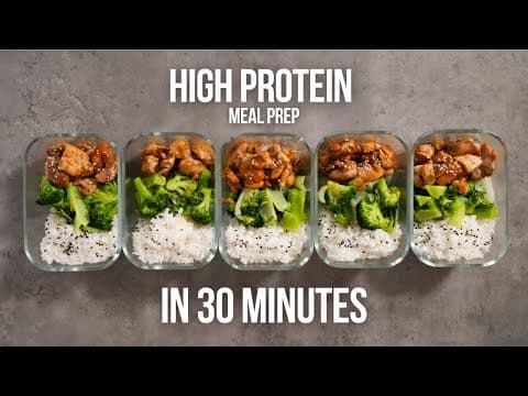 High Protein Lemon Chicken with Broccoli & Bok Choy