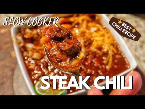 Steak Chili Slow Cooker Recipe