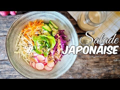 Vinaigrette japonaise aux graines de sésame