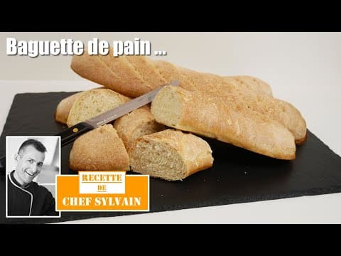 Baguettes maison traditionnelles - Delicious French bread with medium difficulty. Perfect recipe converted from YouTube video to PDF format.