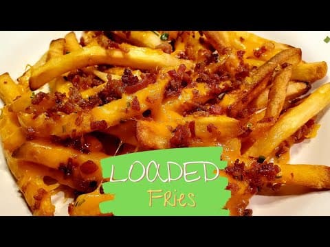 TESTING "Loaded Fries" In The Air Fryer