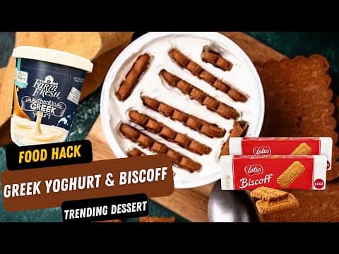 Trending Greek Yoghurt Biscoff Dessert