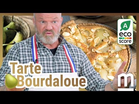 Pear Bourdalou Tart - Delicious French dessert with easy difficulty. Perfect recipe converted from YouTube video to PDF format.