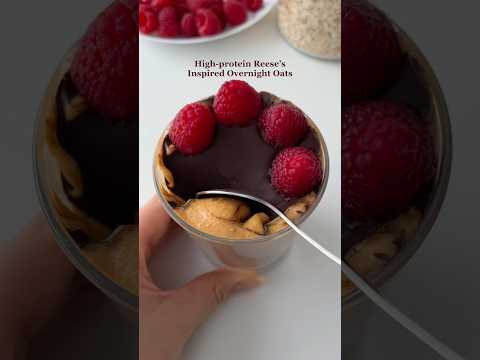 Reese’s Inspired Overnight Oats😍
