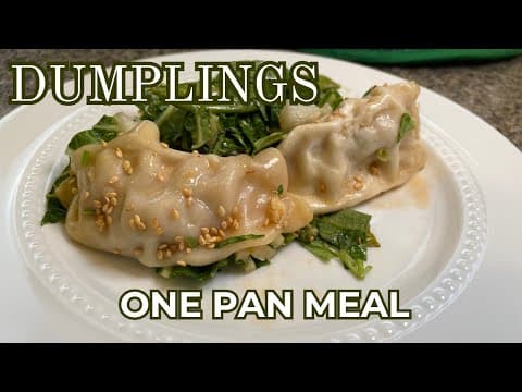 Master The Ultimate One Pan Dumpling Dinner