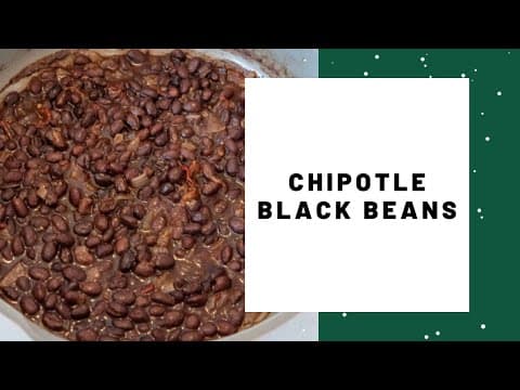 Chipotle Black Beans