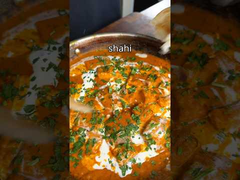 The BEST indian curry U will ever have 😍 shahi paneer