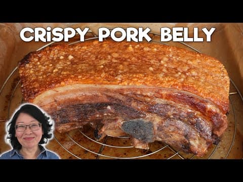 Crispy Pork Belly (Chinese Style) - Delicious Chinese main course with medium difficulty. Perfect recipe converted from YouTube video to PDF format.