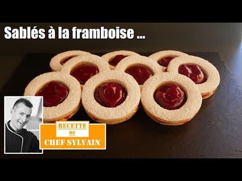 Raspberry Shortbread Cookies - Delicious French dessert with medium difficulty. Perfect recipe converted from YouTube video to PDF format.