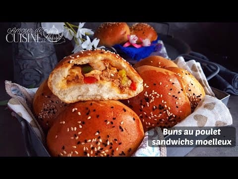 Chicken stuffed bread - Delicious French main course with medium difficulty. Perfect recipe converted from YouTube video to PDF format.