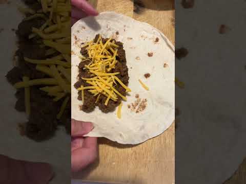 How to fold your chimichanga (without the filling falling out!).