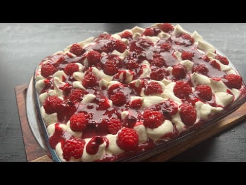 Gâteau sans cuisson aux fruits rouges