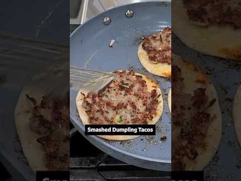 Smashed Dumpling Tacos Recipe