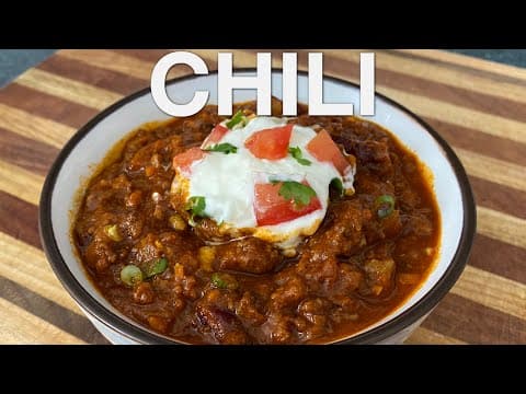 Simple 10-Ingredient Beef Chili