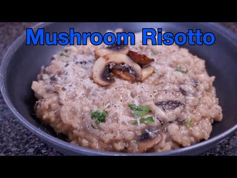 The Creamiest Mushroom & Truffle Risotto Recipe You'll Ever Need!