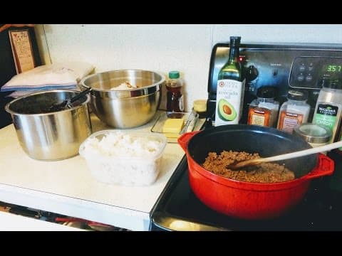 Rice, Beans & Ground Beef - Budget Meals