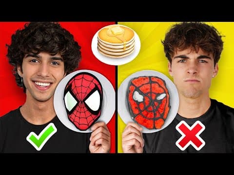PANCAKE ART CHALLENGE vs. Shady