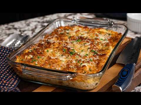 Easy Rotisserie Chicken Casserole Everyone Will Love!