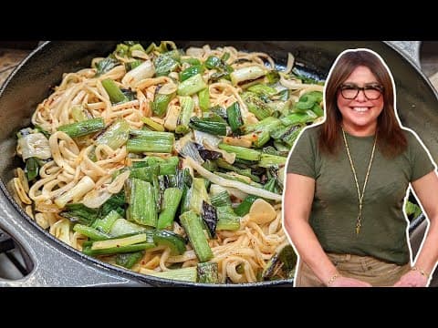 How to Make Garlic Ginger Noodles with Charred Scallions