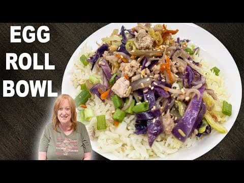 HOW TO MAKE AN EGG ROLL BOWL