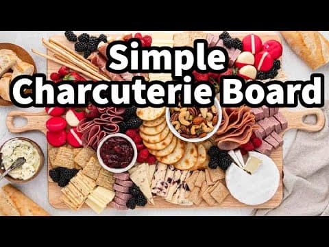 Simple & Stunning Charcuterie Board Tutorial