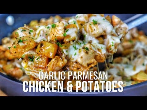 Why Garlic Parmesan Chicken & Potatoes Became a Viral Sensation That Everyone is Going Crazy Over!