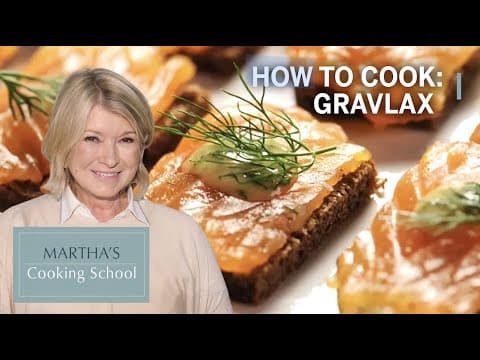 How to Make Martha Stewart's Gravlax
