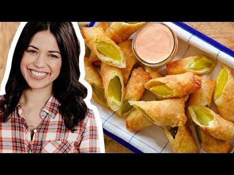 Molly Yeh Makes Cheesy Fried Pickles