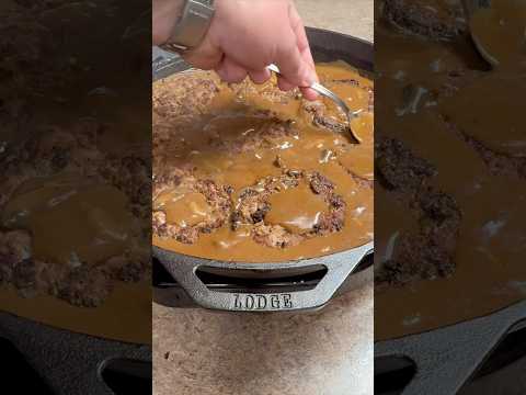 Salisbury Steak with Mushroom Onion Gravy