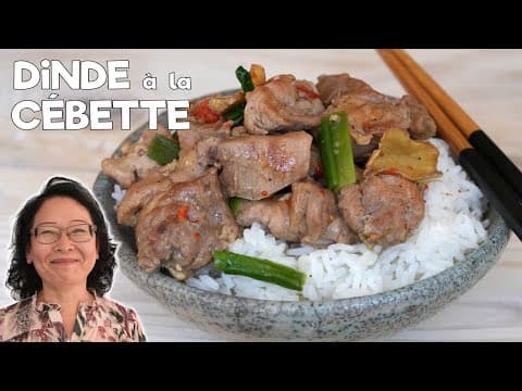 Turkey with scallions - Delicious Asian main course with medium difficulty. Perfect recipe converted from YouTube video to PDF format.