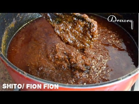 Black Pepper Sauce (Shito) - Delicious Ghanaian sauce with medium difficulty. Perfect recipe converted from YouTube video to PDF format.