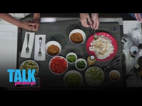 Making a viral crispy rice salad recipe with Chef Alekka