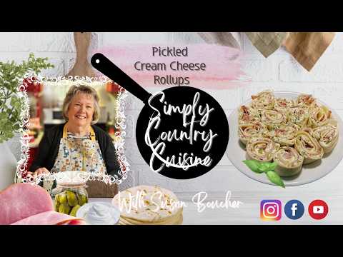 Pickled Cream Cheese Rollups