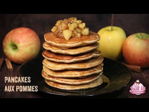 Caramelized Apple Pancakes - Delicious French breakfast with medium difficulty. Perfect recipe converted from YouTube video to PDF format.