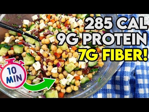 🫘Making the VIRAL TikTok Dense Bean Salad (10 min meal prep)