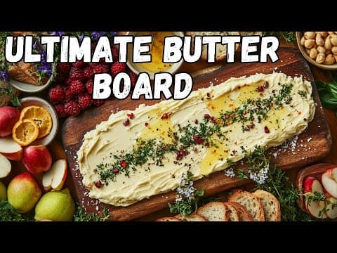 Easy Butter Board Recipe! The new Viral Charcuterie Board - Perfect Appetizer