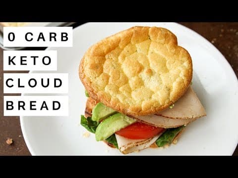 NO CARB Cloud Bread Recipe
