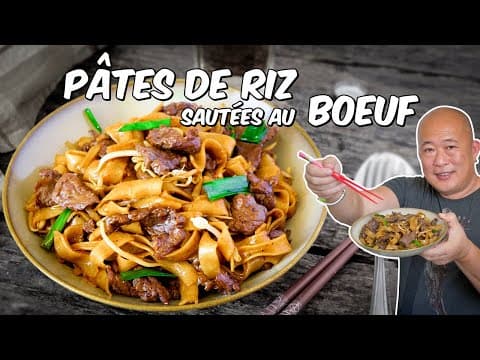 Stir-Fried Rice Noodles with Beef
