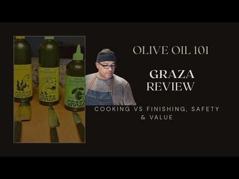 Viral Graza olive oil worth the hype? An honest chef's review.