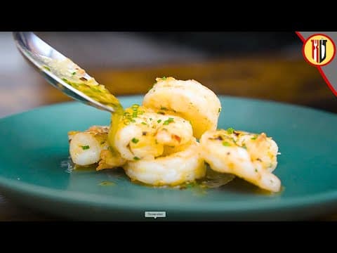 Easy king prawns with garlic butter